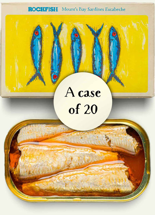 Mount's Bay Sardines Escabeche - Case