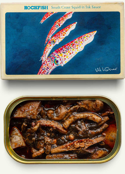 Squid Ink Container Tinned Seafood – Rockfish Wholesale